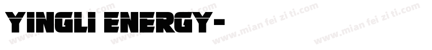 YINGLI ENERGY字体转换